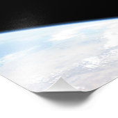 De Hubble ruimtetelescoop in een baan boven de aar Foto Afdruk (Hoek)