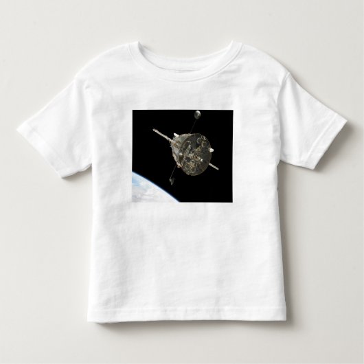De Hubble ruimtetelescoop in een baan boven de aar Kinder Shirts (Voorkant)