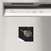 De Hubble ruimtetelescoop in een baan boven de aar Magneet (Insitu (Vaatwasser))