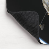 De Hubble ruimtetelescoop in een baan boven de aar Muismat (Hoek)