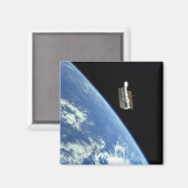 De Hubble Ruimtetelescoop met een blauwe aarde Magneet (Voorkant / Achterkant)