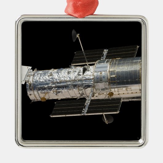 De Hubble ruimtetelescoop Metalen Ornament (Voorkant)