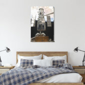 De Hubble Space Telescope Space Shuttle Atlant Canvas Afdruk (Insitu (Slaapkamer))