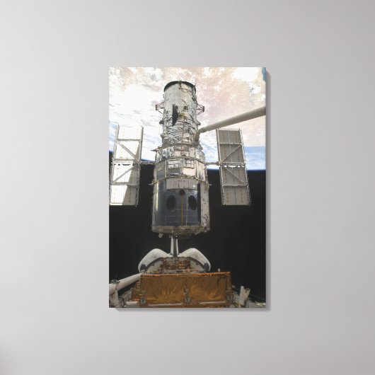 De Hubble Space Telescope Space Shuttle Atlant Canvas Afdruk (Voorkant)