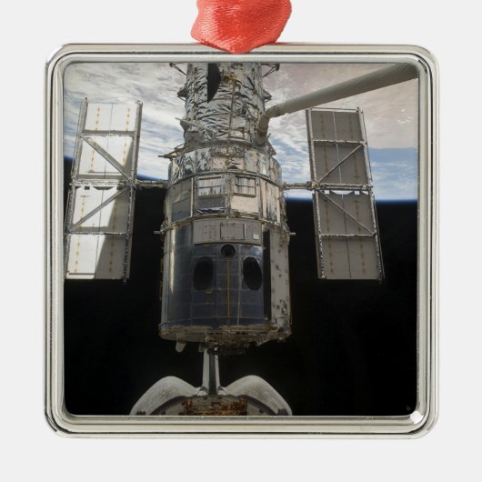 De Hubble Space Telescope Space Shuttle Atlant Metalen Ornament (Voorkant)