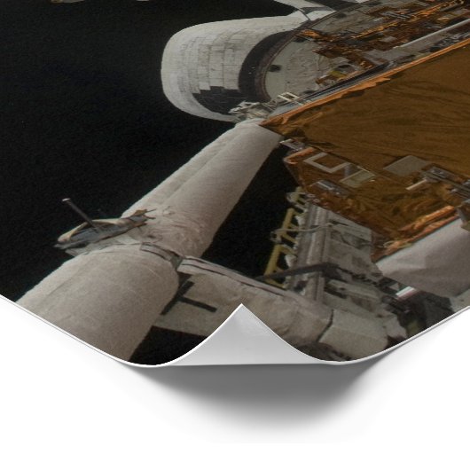 De Hubble Space Telescope Space Shuttle Atlant Poster (Hoek)