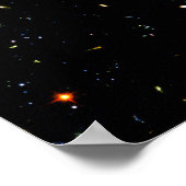 De Hubble Ultra Deep Field - Foto van sterrenstels Poster (Hoek)
