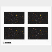 De Hubble Ultra-Deep Field Rechthoekige Sticker (Vel)