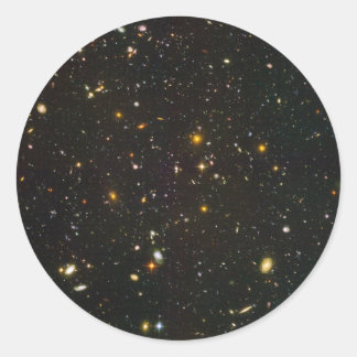 De Hubble Ultra Deep Field Ronde Sticker