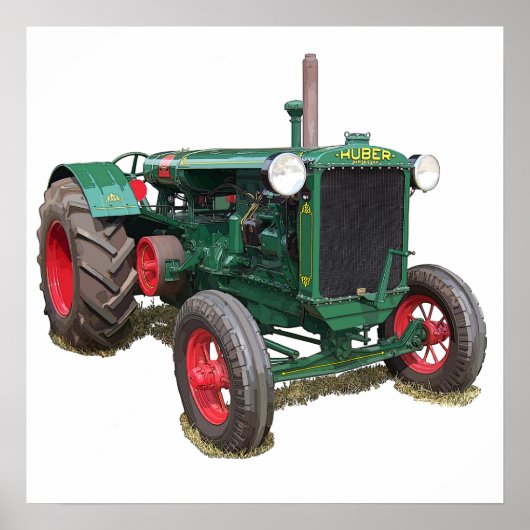De Huber HK tractor Poster (Voorkant)