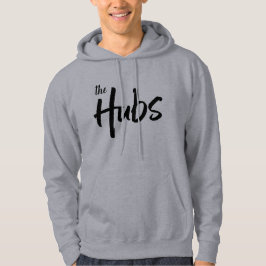 De hubs grappige borstel script typografie voor ma hoodie