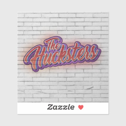 De Hucksters Band Logo Sticker (Vel)