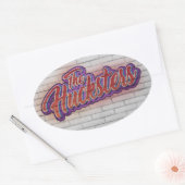 De Hucksters Band Logo Sticker (Envelop)