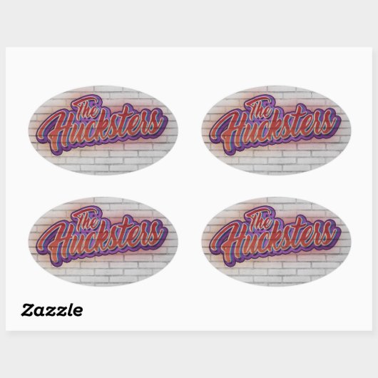 De Hucksters Band Logo Sticker (Vel)