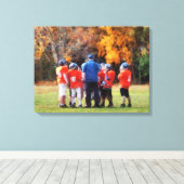 De Huddle Canvas Afdruk (Insitu (Houten vloer))