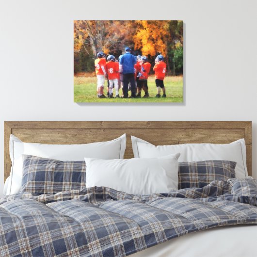 De Huddle Canvas Afdruk (Insitu (Slaapkamer))