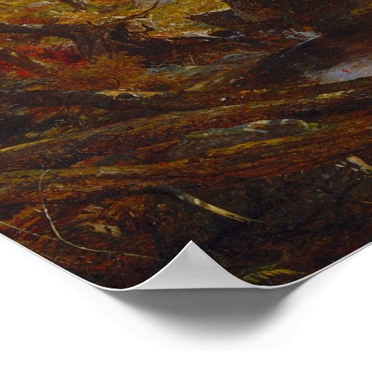 De Hudson - Jasper F. Cropsey Fine Art Poster (Hoek)