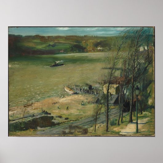 De Hudson op - Bellows Poster (Voorkant)