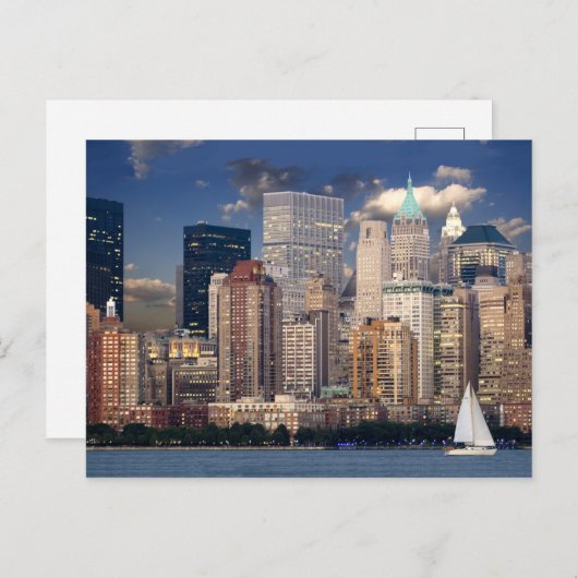 De Hudson-rivier in New York verzorgen Briefkaart (Voorkant / Achterkant)