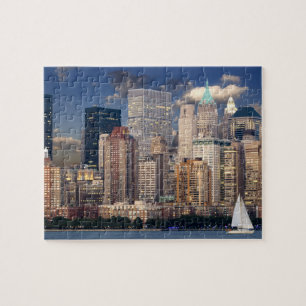 De Hudson-rivier in New York verzorgen Legpuzzel