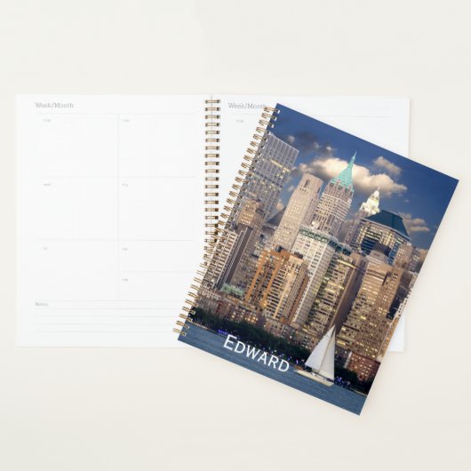 De Hudson-rivier in New York verzorgen Planner (Display)