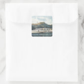 De Hudson Steamboot "St. John' Vierkante Sticker (Tas)