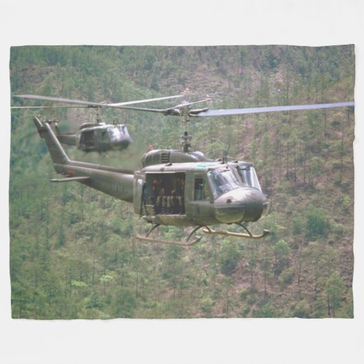 De HUEY UHIB Fleece Deken (Voorkant (Horizontaal))