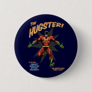 De hugster ronde button 5,7 cm