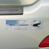 De huid de grens bumpersticker (Op auto)
