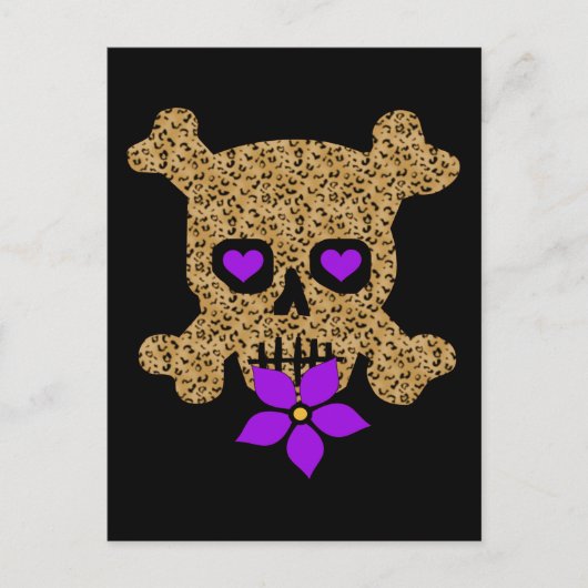 De Huid Valentijn van de luipaard Feestdagenkaart (Voorkant)