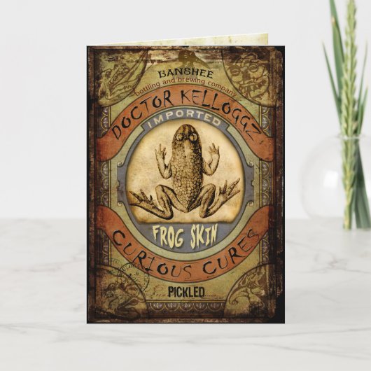 De Huid van de kikker Kaart (Voorkant)