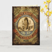 De Huid van de kikker Kaart (Gele Bloem)