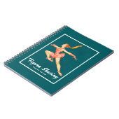 De huid van het cijfer van het cijfer op ijs notitieboek (Linkerzijde)