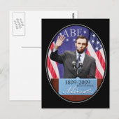 De huidige Abraham Lincoln Briefkaart (Voorkant / Achterkant)