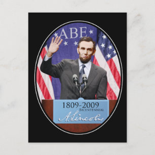 De huidige Abraham Lincoln Briefkaart