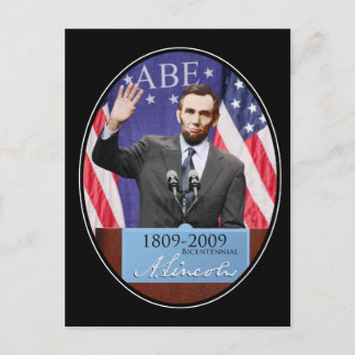 De huidige Abraham Lincoln Briefkaart