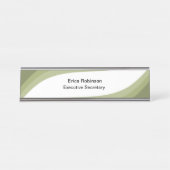 De huidige secretaris-generaal Kantoor Bureau Naambordje (Voorkant)