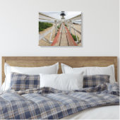 De huidige vuurtoren, de laatste van vele canvas afdruk (Insitu (Slaapkamer))