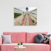 De huidige vuurtoren, de laatste van vele canvas afdruk (Insitu (Woonkamer))