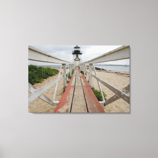 De huidige vuurtoren, de laatste van vele canvas afdruk (Voorkant)