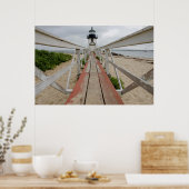 De huidige vuurtoren, de laatste van vele poster (Keuken)