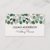 De huidige Waterverf Eucalyptus laat bloemig achte Visitekaartje (Voorkant)