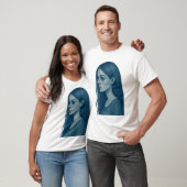 De huilende blauwe schoonheid t-shirt (Unisex)