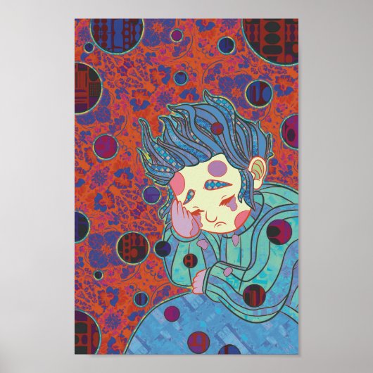 De huilende clown poster (Voorkant)