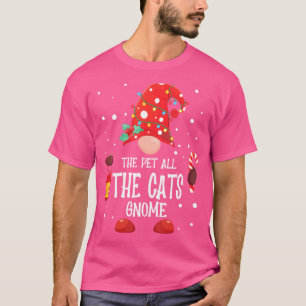 De huisdier alle katten kabouter bijpassende famil t-shirt