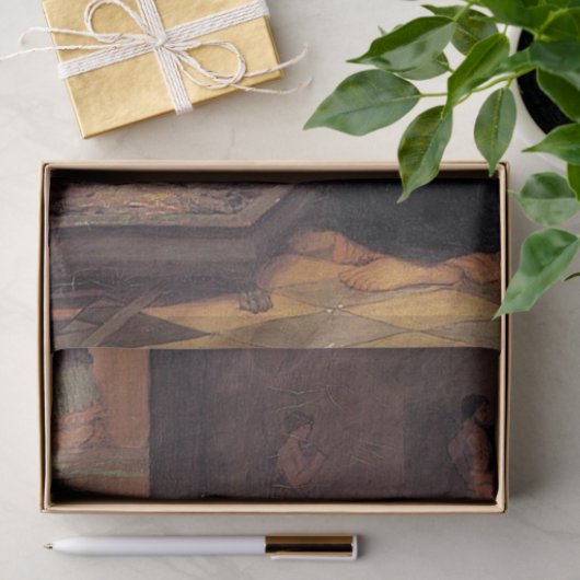 De huishoudgoden van John William Waterhouse Tissuepapier (Geschenk)