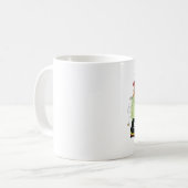 De Hula Hoop-Black beren Koffiemok (Voorkant links)