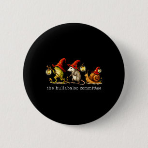 De Hullabaloo Com Kikker Opossum Slak Tovenaar Tit Ronde Button 5,7 Cm