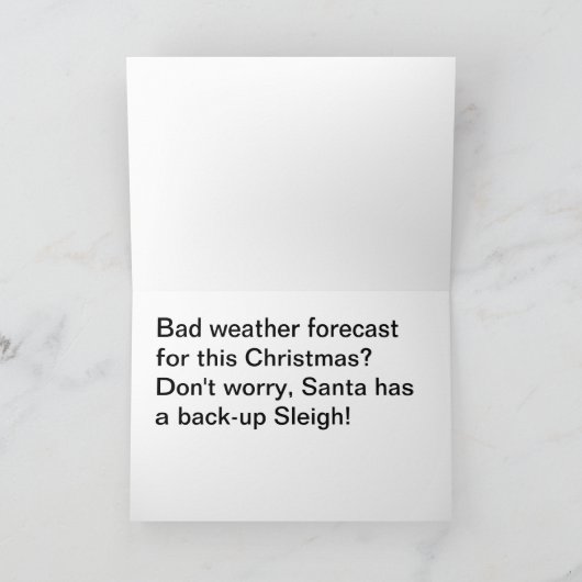 De HulpAr van de kerstman Feestdagen Kaart (Binnen)