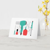 De Hulpmiddelen van de kosmetiek Kaart (Gele Bloem)